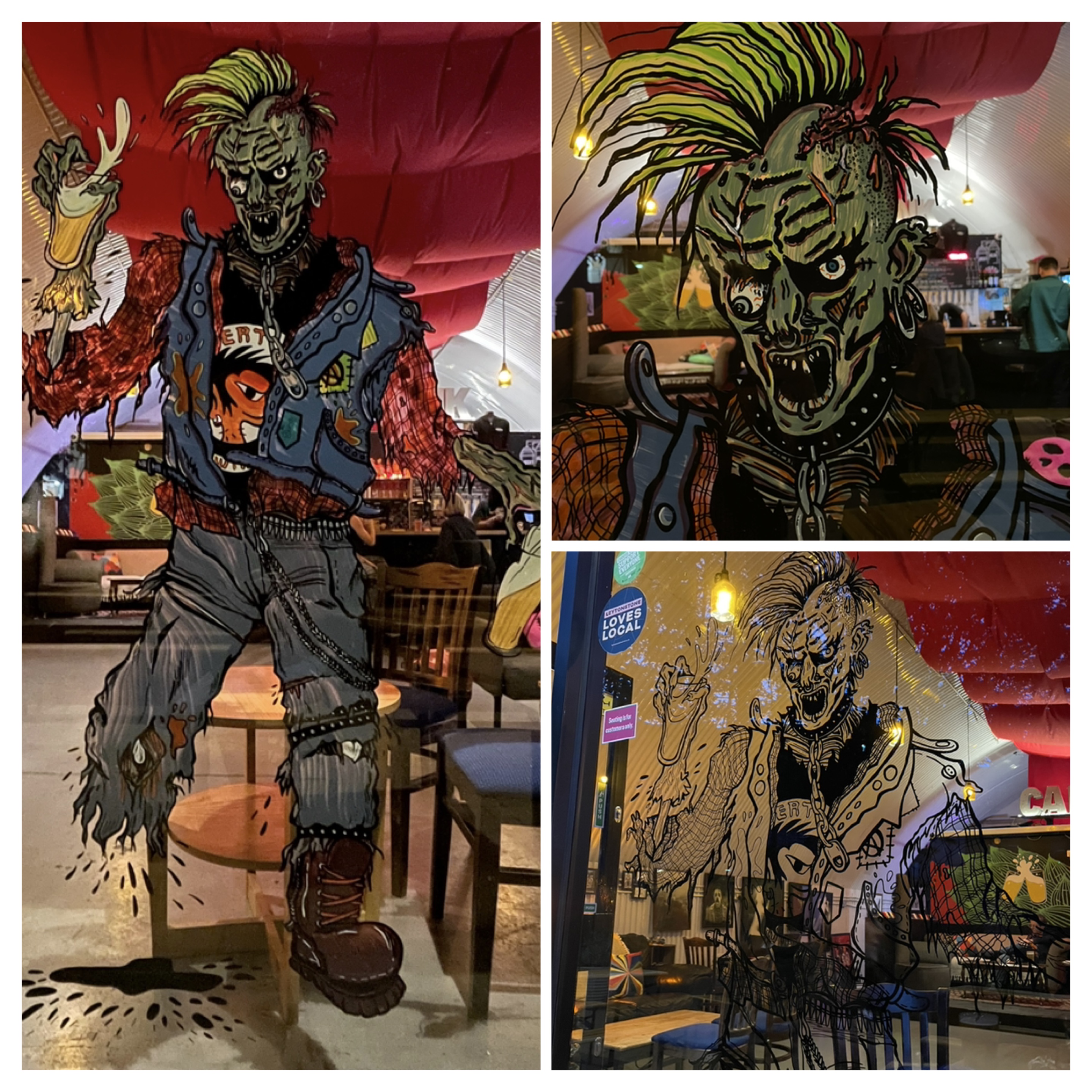 Window Splash Zombie